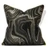 New Style Cushion Cover 50x50 Art Design Black Pillowcase Modern Black Luxury Pillow Covers 18x18 20x20 Inches Julia M LifeStyles