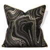 New Style Cushion Cover 50x50 Art Design Black Pillowcase Modern Black Luxury Pillow Covers 18x18 20x20 Inches Julia M LifeStyles