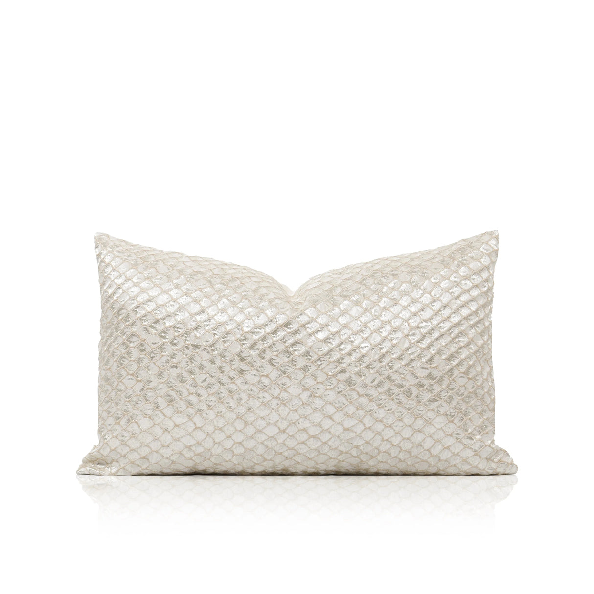 Luxury Organic Cushion Covers White Gold Texture Waist Pillow Covers Geometric Modern for Bedroom Living Room Decor Julia M LifeStyles