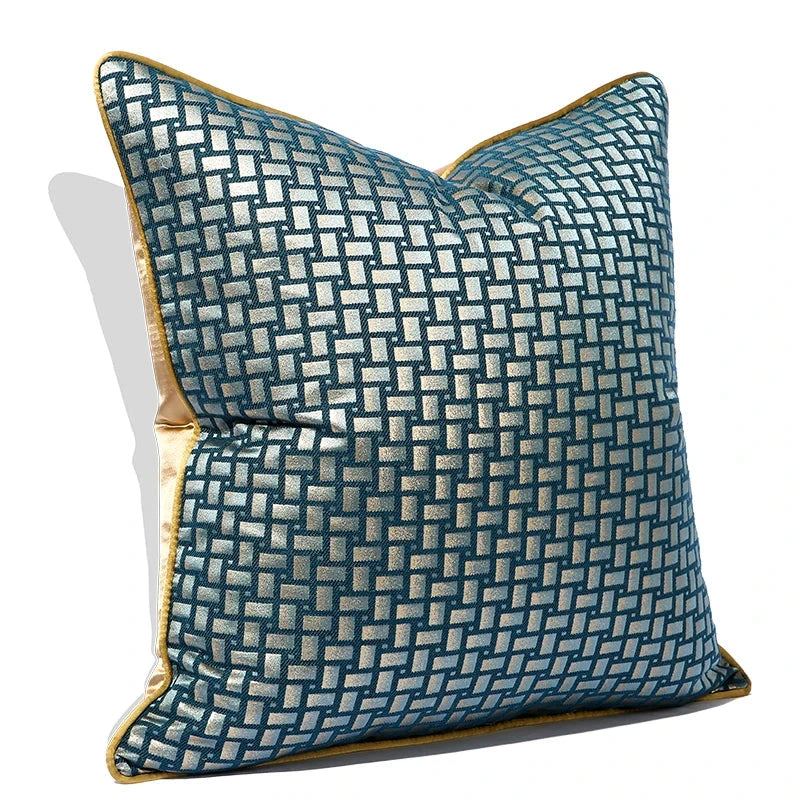 Geometric Luxury Green Pillow Covers 18x18 Inch Farmhouse Decorative Throw Pillow Covers for Home Decor Julia M LifeStyles