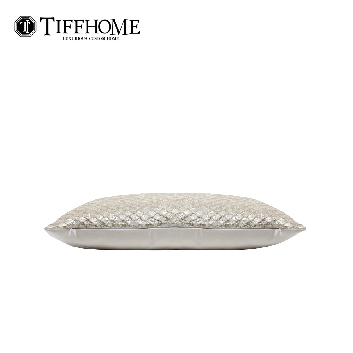 Luxury Organic Cushion Covers White Gold Texture Waist Pillow Covers Geometric Modern for Bedroom Living Room Decor Julia M LifeStyles