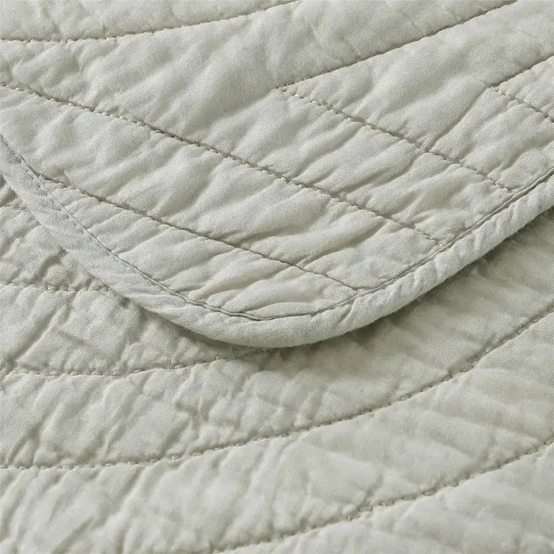 Handmade Bedding Quilts Embroidery Flower 100% Cotton Queen King Size Stitching Patchwork Bedspread 3pcs Quilt Set Julia M LifeStyles