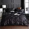 American Styles Pleated Washed Silk 3 Pieces Duvet Cover Set Wedding Julia M LifeStyles