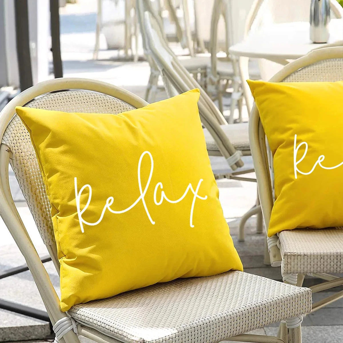 18x18inches Furniture Patio Chair Decorative Waterproof Outdoor Pillows Cushions Covers Julia M LifeStyles