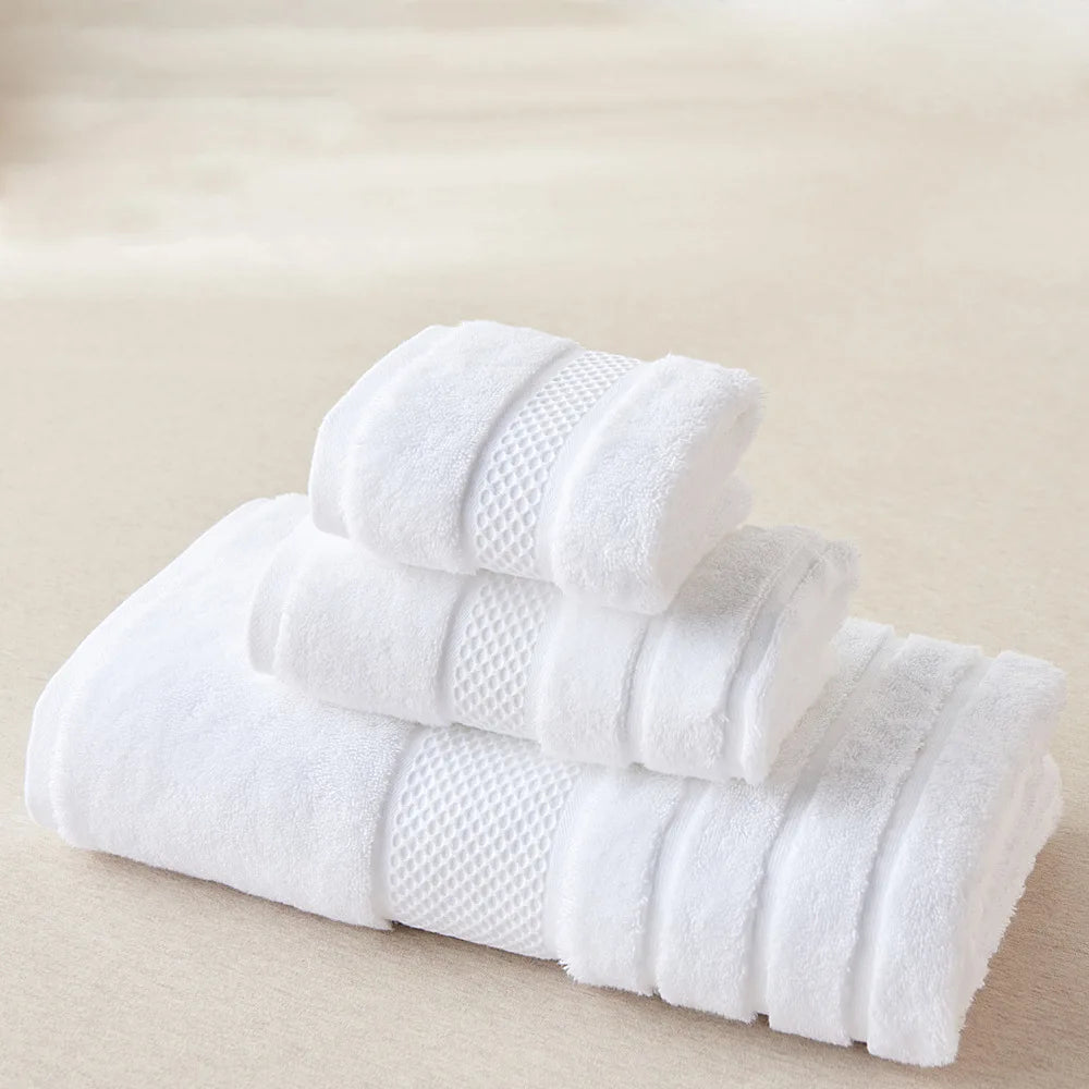 pure cotton Bath Towel face Towels Egyptian cotton High-end hotel thickened wash towel SPA Towel set Strong water absorption - Julia M LifeStyles