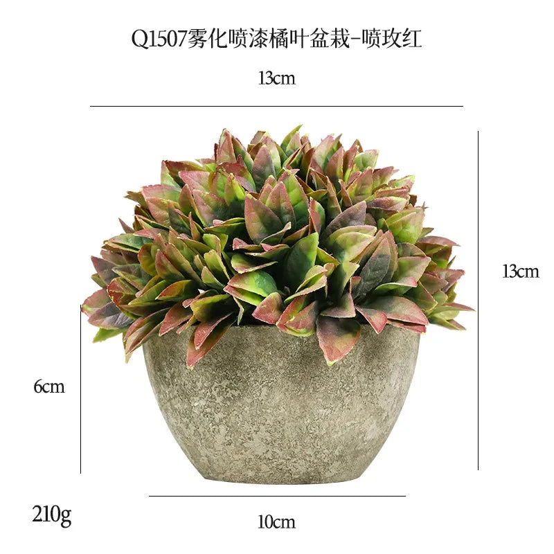 DS Artificial Plants Potted Greenery Green Grass Plastic Faux Topiary Shrubs for Bathroom Home Kitchen Office Farmhouse Decor Julia M LifeStyles