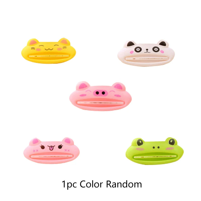 New Bathroom Accessories Toothpaste Squeezer Tooth Paste Dispenser Tube Squeezer Facial Cleanser Press Rolling Holder for Kids - Julia M LifeStyles