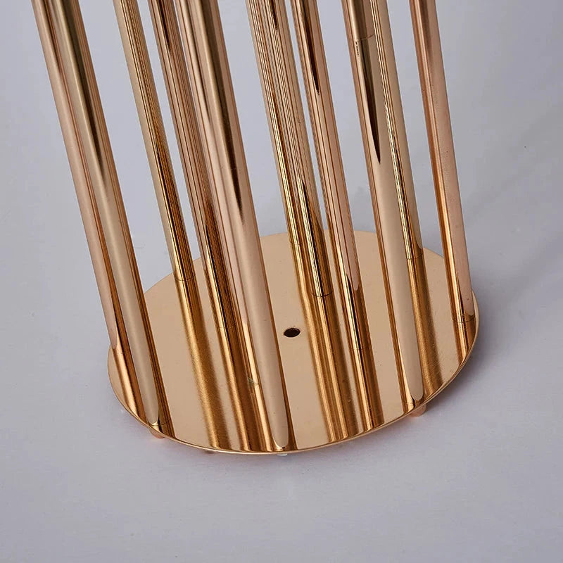 12-Piece Metal Candleholders Iron Candelabra Stand with Floral Vase for Wedding Table Centerpieces and Party Decor Julia M LifeStyles