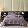 Autumn and Winter Class a Long-staple Cotton Thickened Brushed Duvet Cover Bed Sheets Four-piece Set Embroidered Bedding Set Julia M LifeStyles