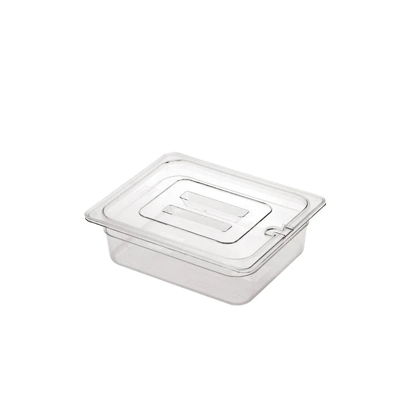 Polycarbonate GN Container Cover with Ladle Hole - High Quality Food Storage Lid Julia M LifeStyles