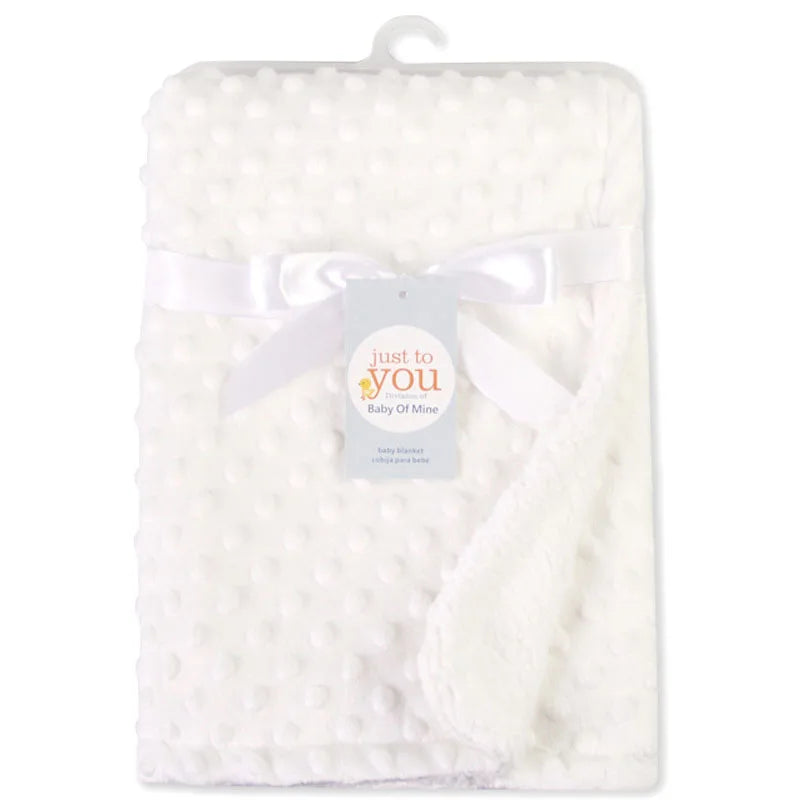 Baby Blanket & Swaddling Newborn Thermal Soft Fleece Blanket Solid Bedding Set Cotton Quilt - Julia M LifeStyles