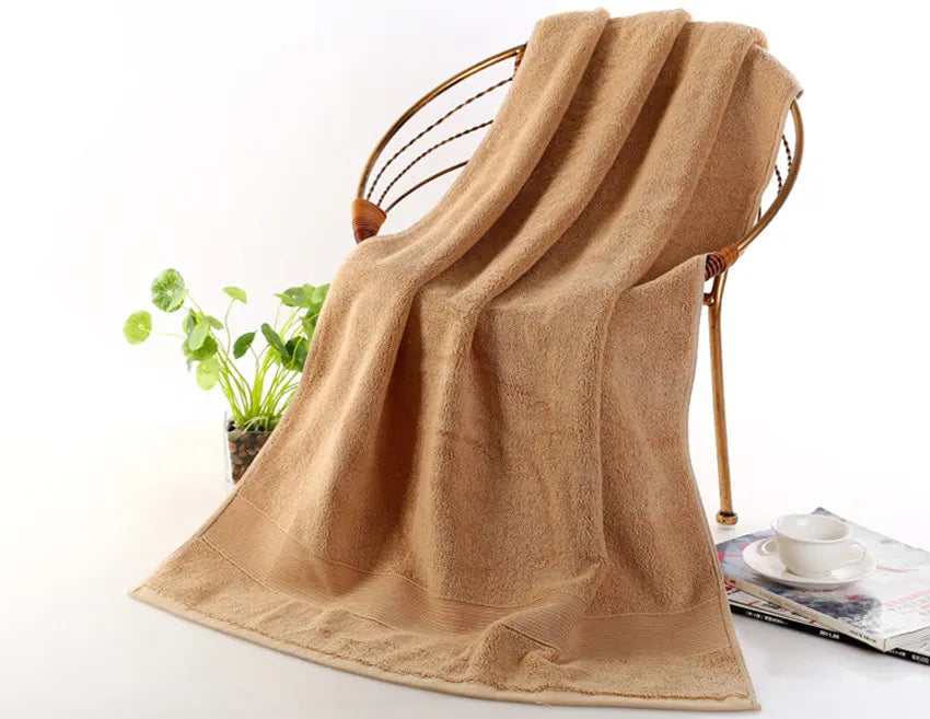 Egyptian Cotton beach towel Terry Bath Towels bathroom 70*140cm 650g Thick Luxury Solid for SPA Bathroom Bath Towels for Adults - Julia M LifeStyles