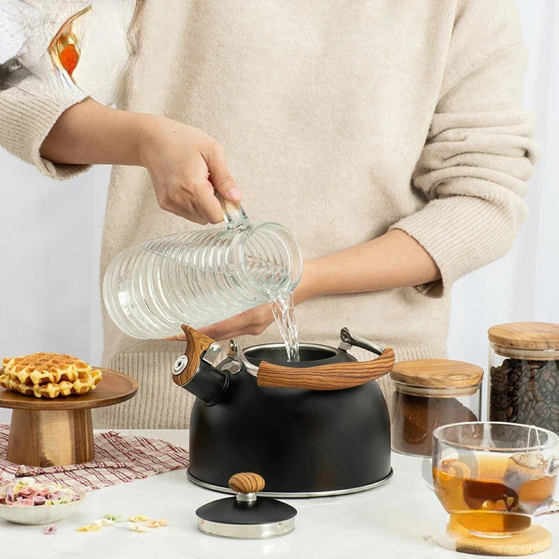 Outdoor Camping Cookware Set with Kettle - Portable Stainless Steel Pots Julia M LifeStyles