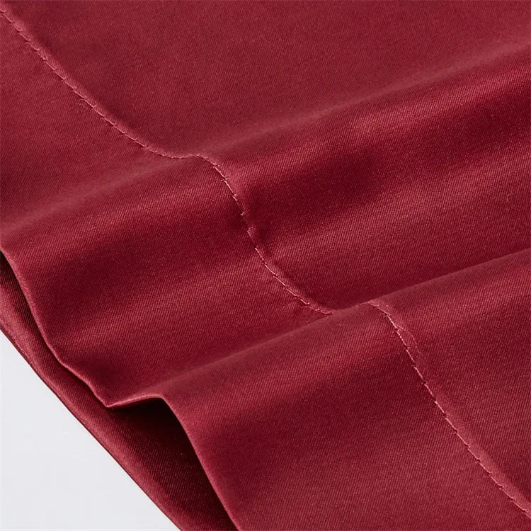 Wholesale Professional Luxury Super Soft Silky Pillow case Solid Color Silk Satin With Envelop Closure Julia M LifeStyles