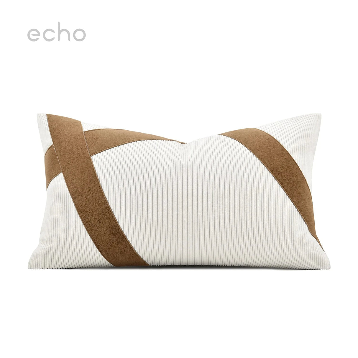 Echo Model Room Sofa Living Room Simple Striped Corduroy Homestay Decoration Pillow Set Chinese Waist Cushion Set Julia M LifeStyles