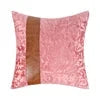 Cotton Linen Velvet Patchwork Faux Leather Pillow Cover Modern Farmhouse Decor Accent Cushion Case Decorative Throw Pillowcase Julia M LifeStyles