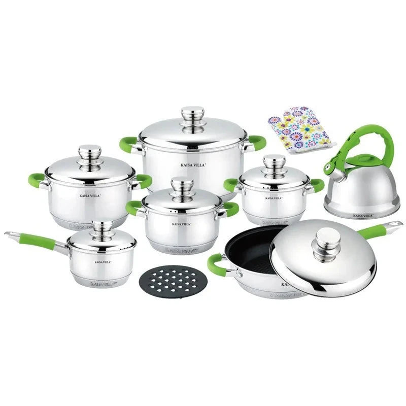 Cooking Pots Cookware Set Induction Base Cookware Set Pink Nonstick Kitchenware Set Julia M LifeStyles