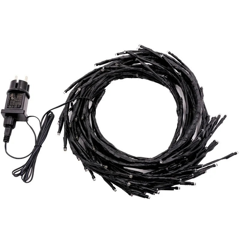 Warm White LED Willow Rattan Lights - 144 Holiday Decor for Home Julia M LifeStyles