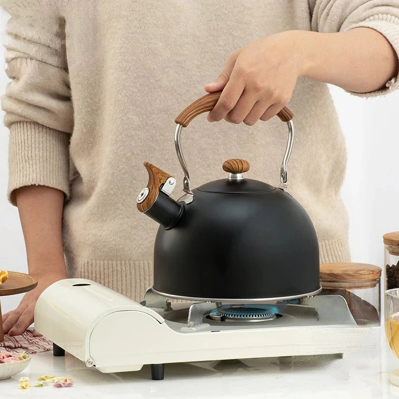 Outdoor Camping Cookware Set with Kettle - Portable Stainless Steel Pots Julia M LifeStyles