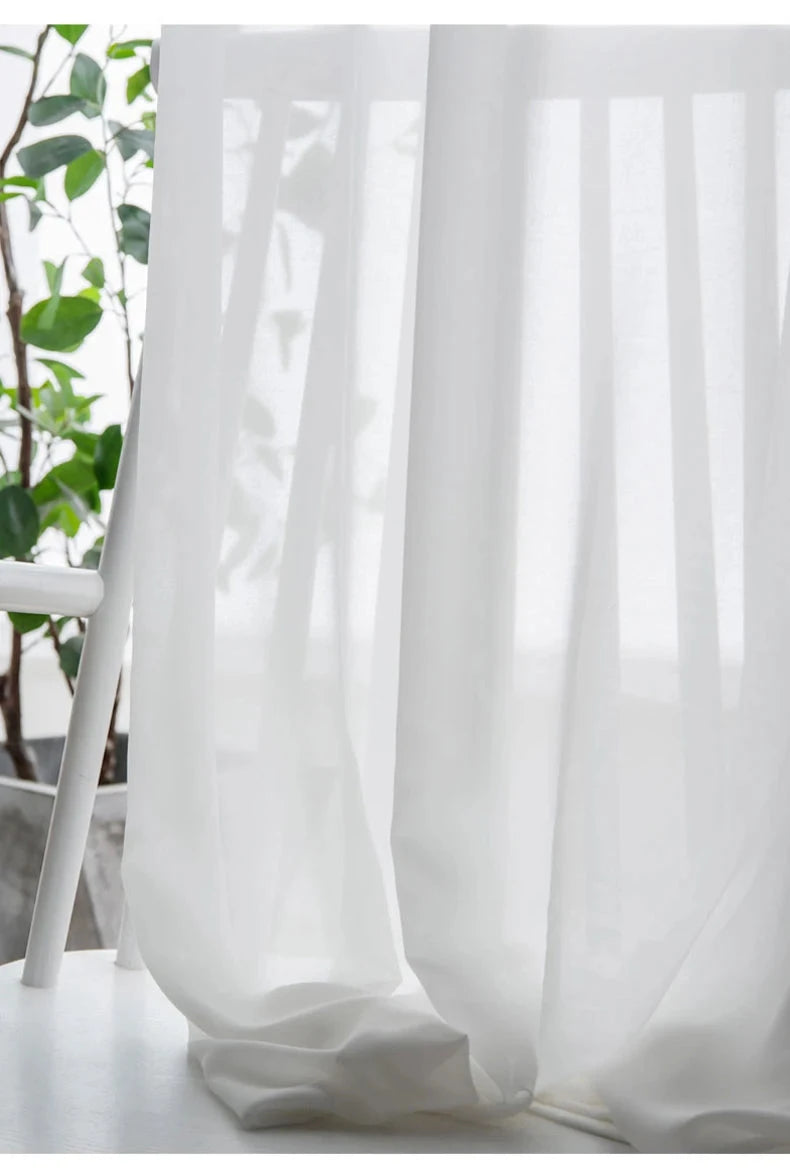 Super Soft Snow White S Fold Wavy Tulle Curtains for Living Room Julia M LifeStyles