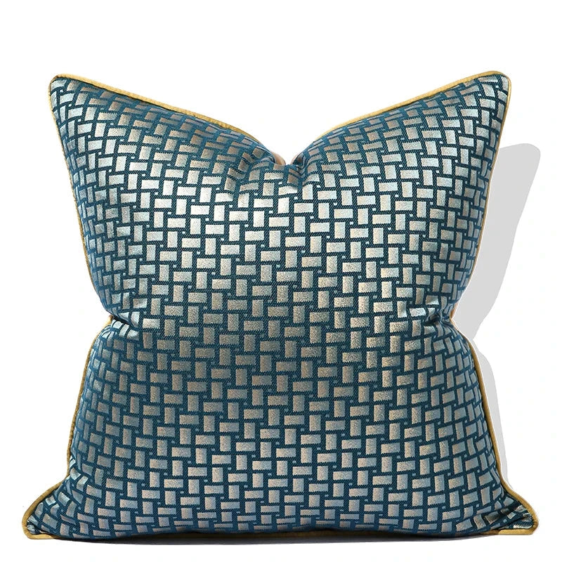 Geometric Luxury Green Pillow Covers 18x18 Inch Farmhouse Decorative Throw Pillow Covers for Home Decor Julia M LifeStyles