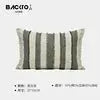 Striped Linen Cotton Jacquard Sofa Pillow Cushion Cover Modern Luxury Throw Pillow case Living Room Decor Hotel Supplies Julia M LifeStyles