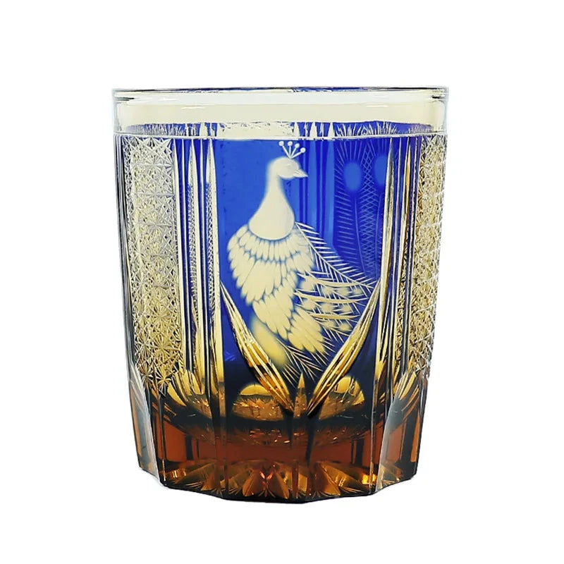 Classic Design Whiskey Wine Beer Water Cup Hand-Carved Foreign Shot Glass with Luxury Gift Box Julia M LifeStyles
