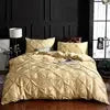 American Styles Pleated Washed Silk 3 Pieces Duvet Cover Set Wedding Julia M LifeStyles