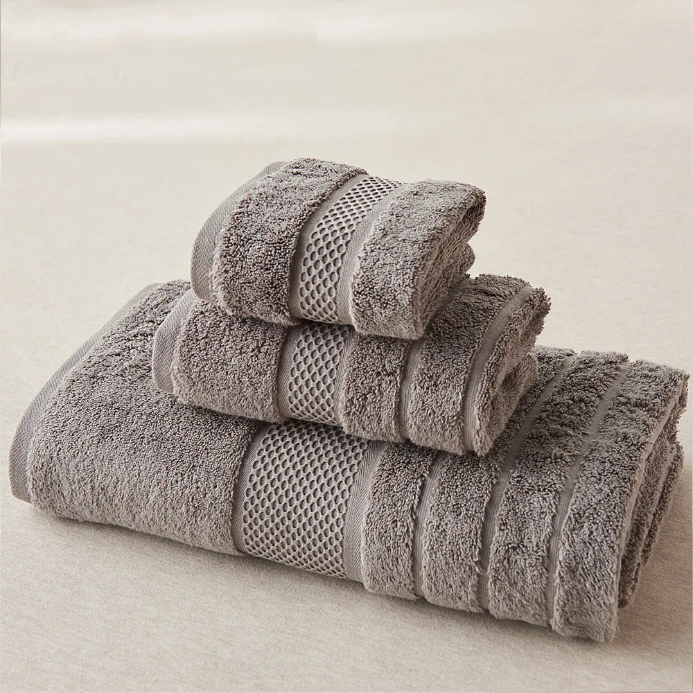 pure cotton Bath Towel face Towels Egyptian cotton High-end hotel thickened wash towel SPA Towel set Strong water absorption - Julia M LifeStyles