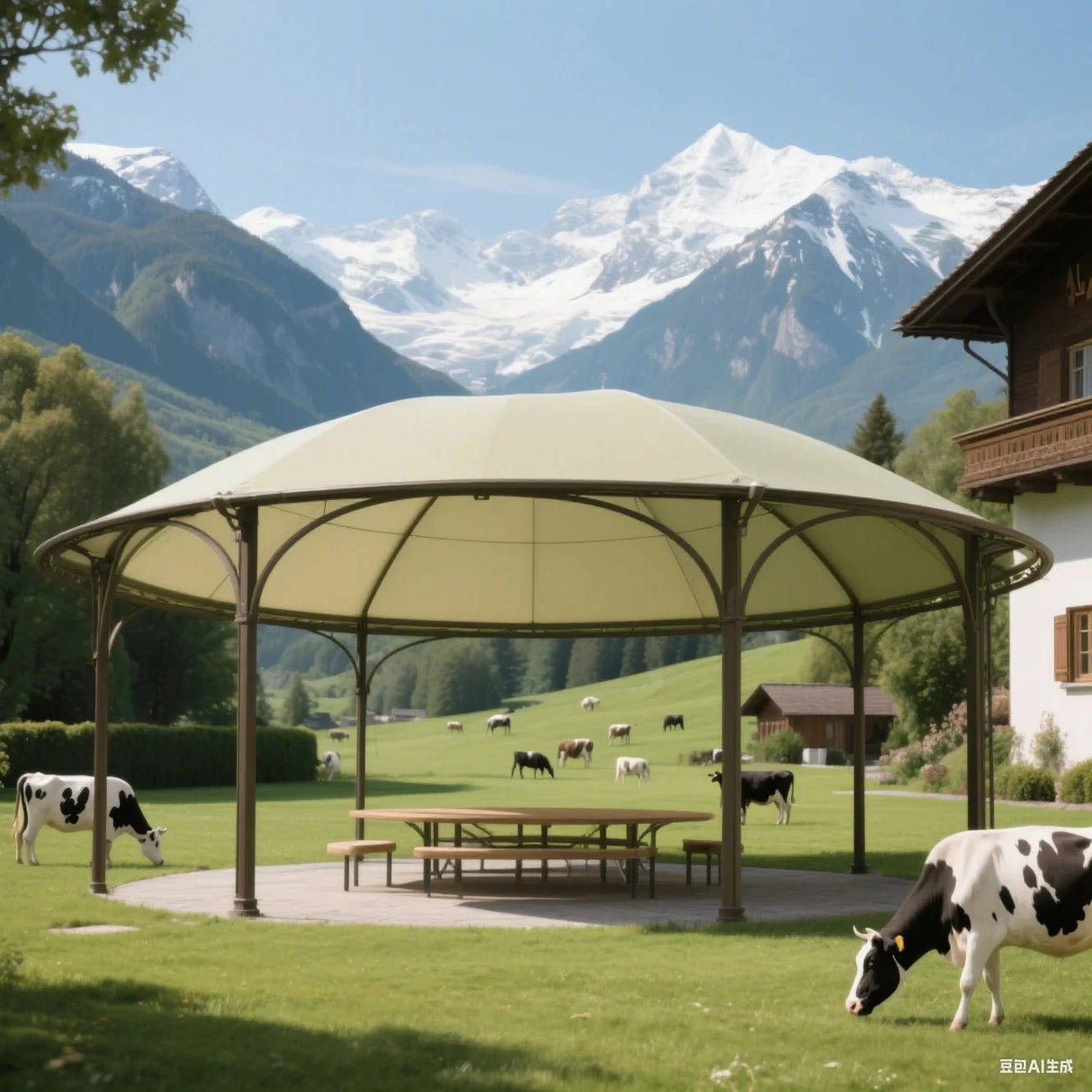 Waterproof Outdoor Bio-climatique Pergola Gazebo & Pavilion Pergola Julia M LifeStyles