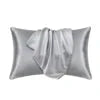 Wholesale Professional Luxury Super Soft Silky Pillow case Solid Color Silk Satin With Envelop Closure Julia M LifeStyles