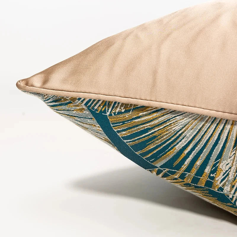 Large Leaf Design Cushion Cover 18x18 20x20inches Summer Throw Pillow Covers for Livingroom Bedroom Generous Pillowcase Julia M LifeStyles