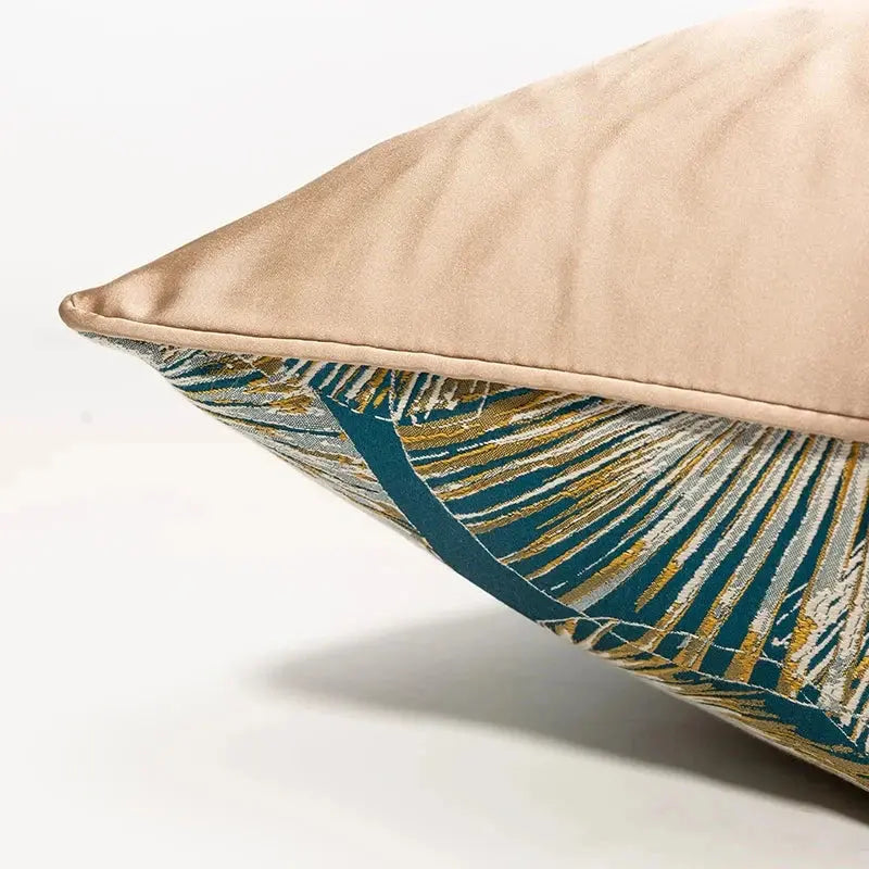 Large Leaf Design Cushion Cover 18x18 20x20inches Summer Throw Pillow Covers for Livingroom Bedroom Generous Pillowcase Julia M LifeStyles
