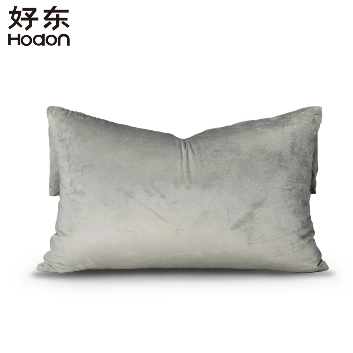 Light Luxury High-end Geometric Pattern Blue Fabric with Metal Buckle Fabric and Metal Buckle Long Home Decoration Pillowcase Julia M LifeStyles