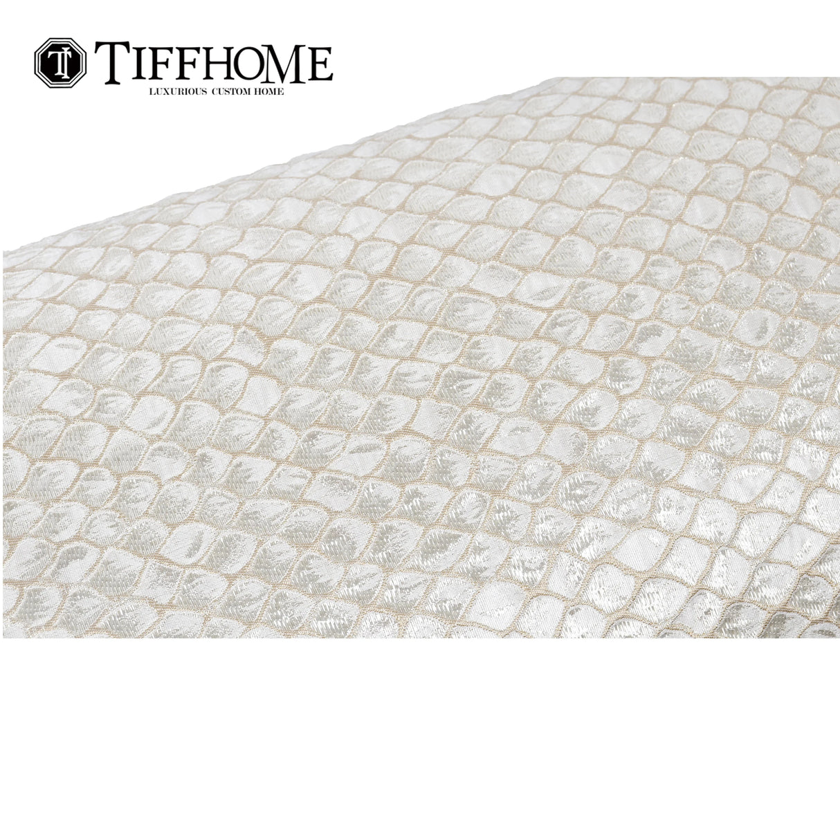 Luxury Organic Cushion Covers White Gold Texture Waist Pillow Covers Geometric Modern for Bedroom Living Room Decor Julia M LifeStyles