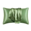 Wholesale Professional Luxury Super Soft Silky Pillow case Solid Color Silk Satin With Envelop Closure Julia M LifeStyles