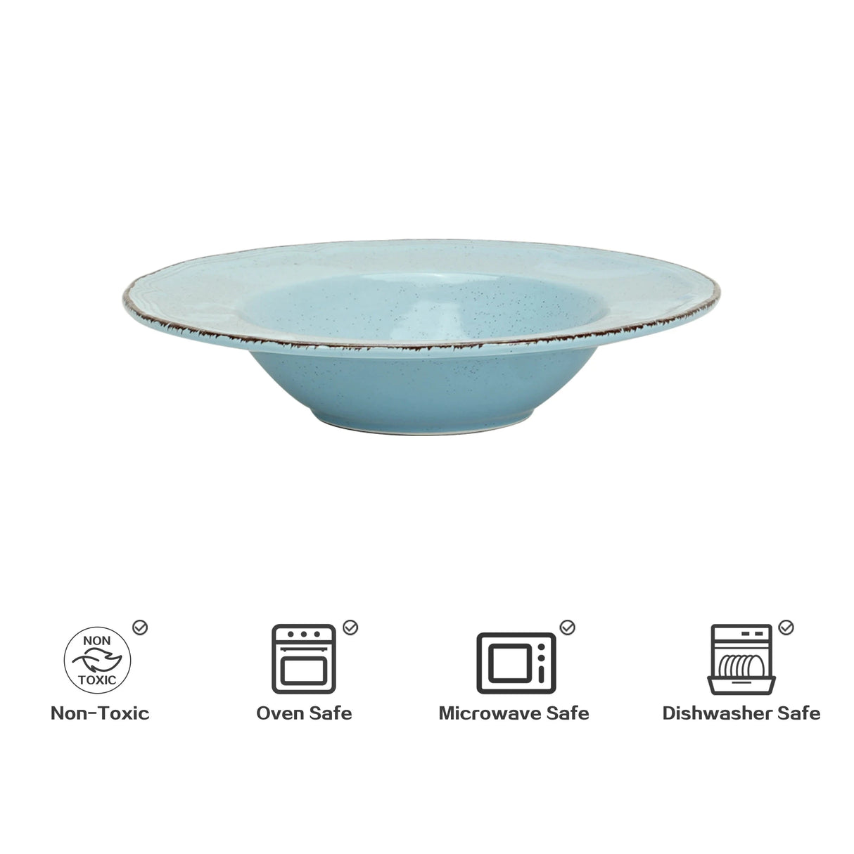 Cheap Blue Color Glazed Stoneware Dinner Set Tableware Ceramic Tableware 56pcs Ceramic Dinnerware Sets Julia M LifeStyles