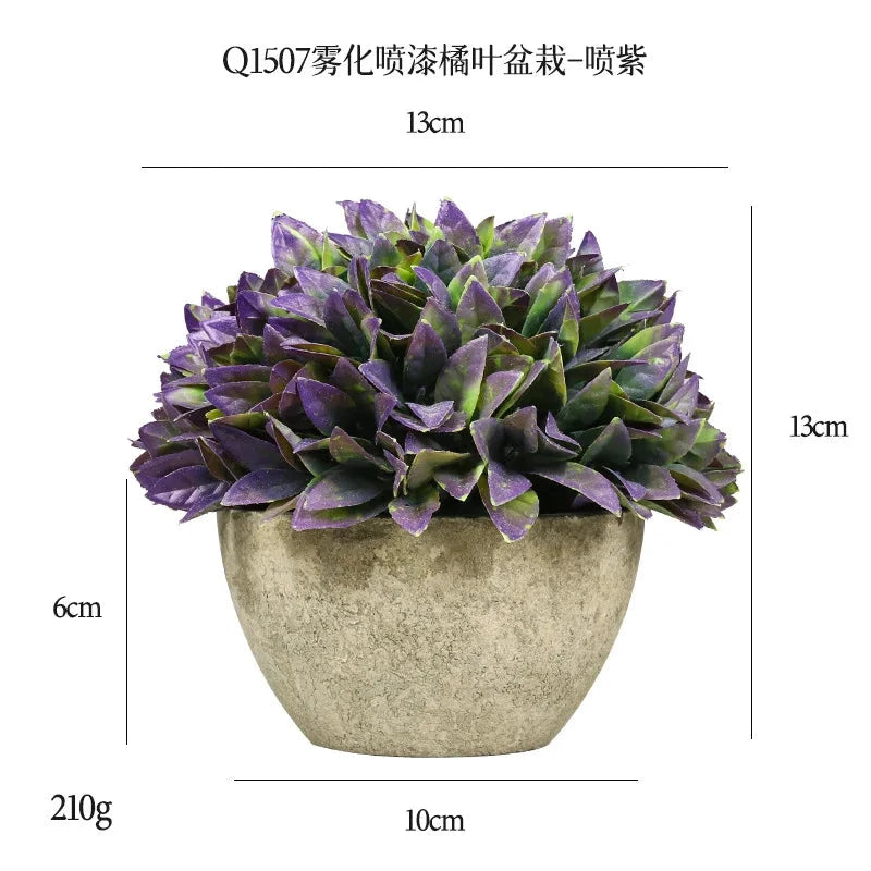 DS Artificial Plants Potted Greenery Green Grass Plastic Faux Topiary Shrubs for Bathroom Home Kitchen Office Farmhouse Decor Julia M LifeStyles