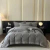 Autumn and Winter Class a Long-staple Cotton Thickened Brushed Duvet Cover Bed Sheets Four-piece Set Embroidered Bedding Set Julia M LifeStyles