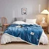 Double Layer Plush Velvet Sherpa Blanket Julia M LifeStyles
