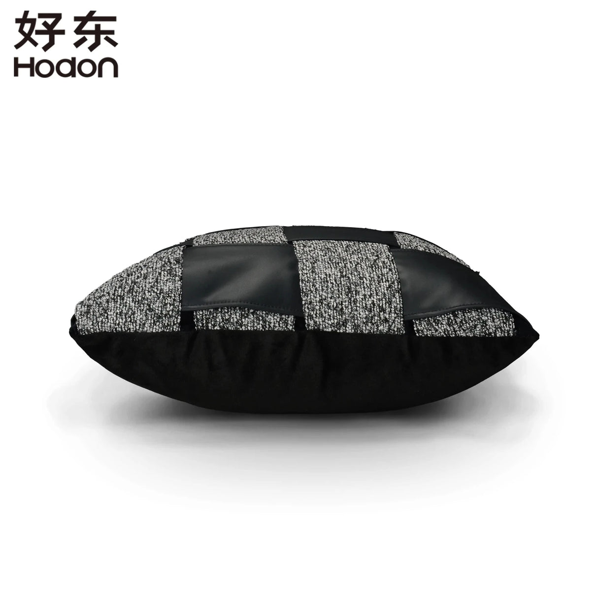 HODON Modern Minimalist, Luxurious, High-end Black and White Spliced Chenille Woven Texture Sofa Pillowcase Julia M LifeStyles