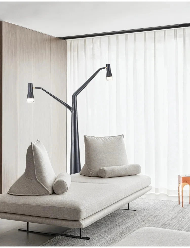 Nordic Modern LED Floor Lamp - Elegant Resin Design for Home and Hospitality Julia M LifeStyles