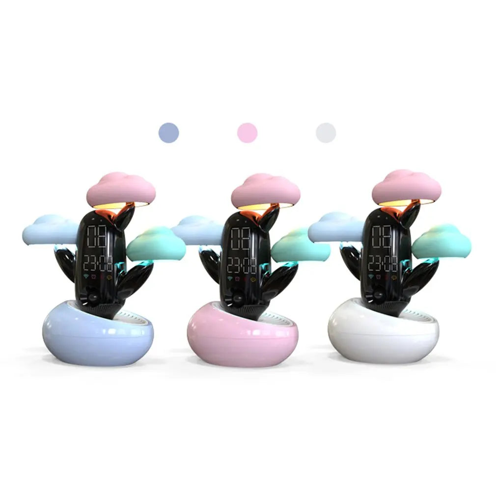 Cloud Weather Time Light Small Alarm Clock Bedside Electronic Induction Night Light - Julia M LifeStyles