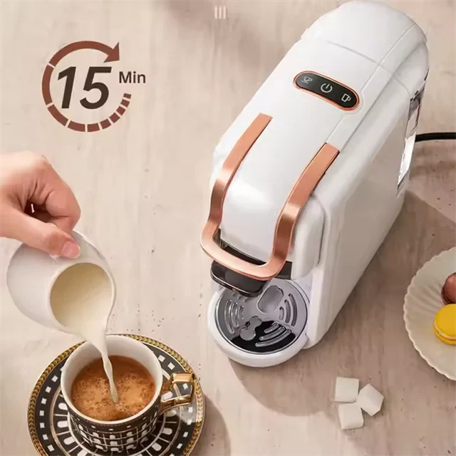 Premium 1450W 5-in-1 Italian Capsule Coffee Maker Julia M LifeStyles