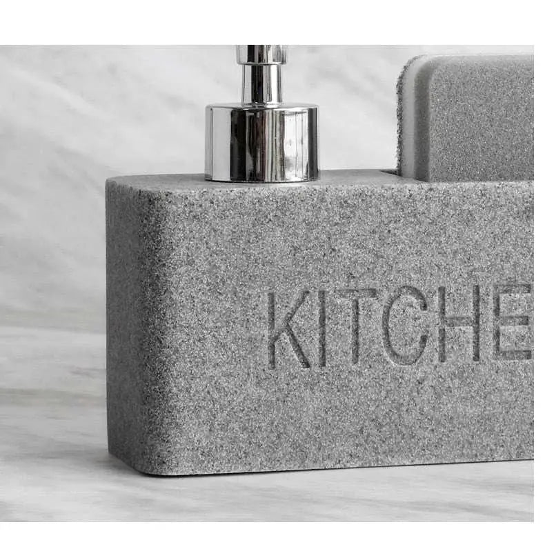 Kitchen Essentials Soap Dispenser and Sponge Storage Set - Julia M LifeStyles