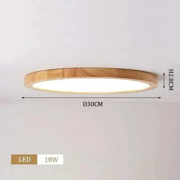 Led Wood Ceiling Lamp - Julia M LifeStyles