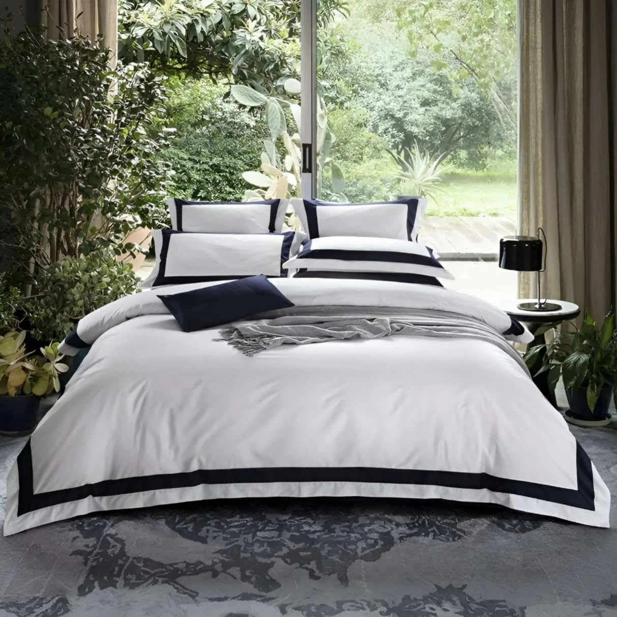 4-Piece Cotton Duvet Cover Set - Julia M LifeStyles