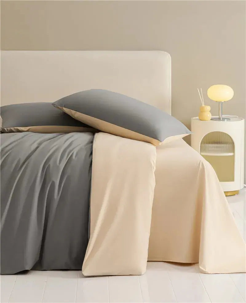 Luxurious Reversible Brushed Cotton Duvet Cover Set with Pillowcases Julia M LifeStyles