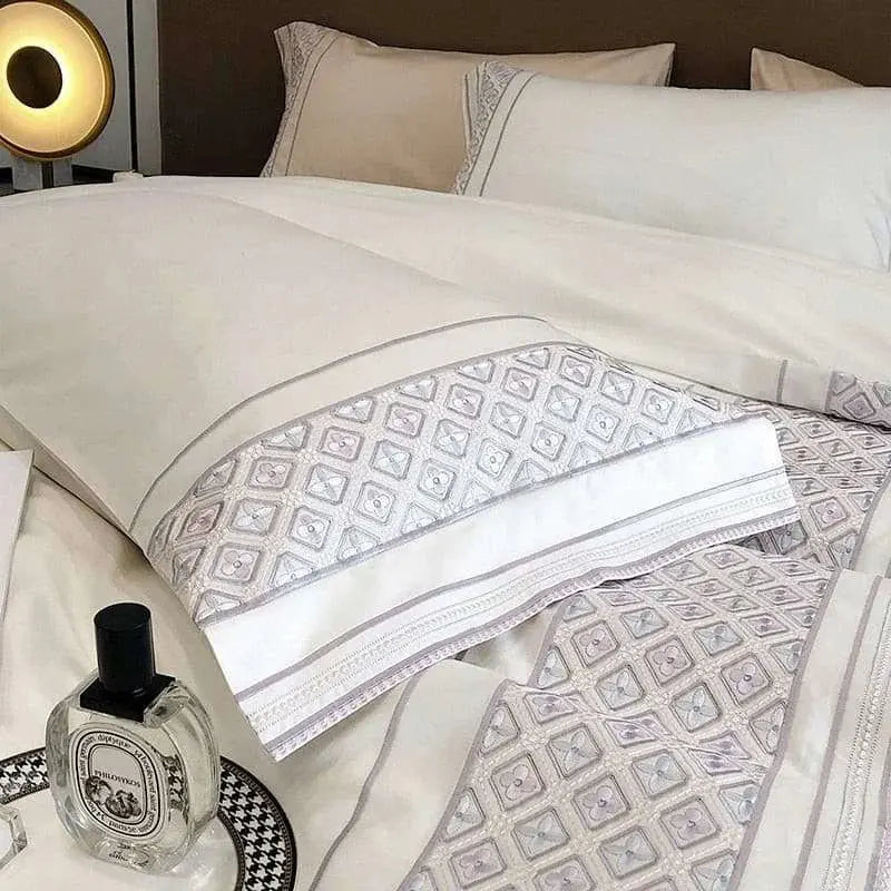Luxury Egyptian Cotton Duvet Cover Set - Transform Your Bedroom into a 5-Star Hotel - Julia M LifeStyles