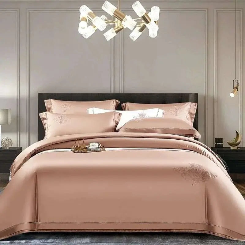 Luxury Embroidered Egyptian Cotton Bedding Set - Julia M LifeStyles